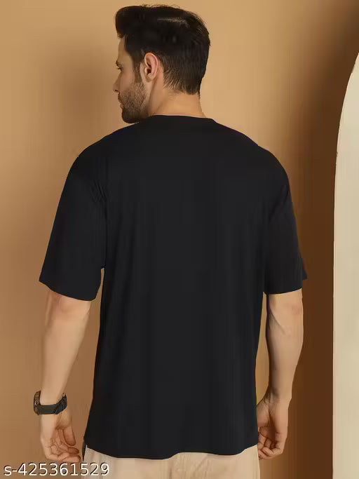 Mack jonney Men's Graphic Print Regular Round Multicolor Tshirts (Pack of 3)